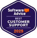 Software Advice Best Customer Support Badge